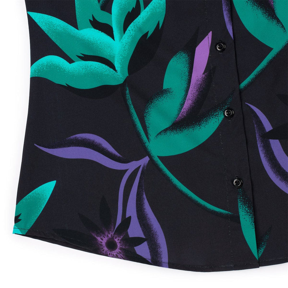 Midnight Oasis – Women's KUNUFLEX Short Sleeve Shirt - Image 7