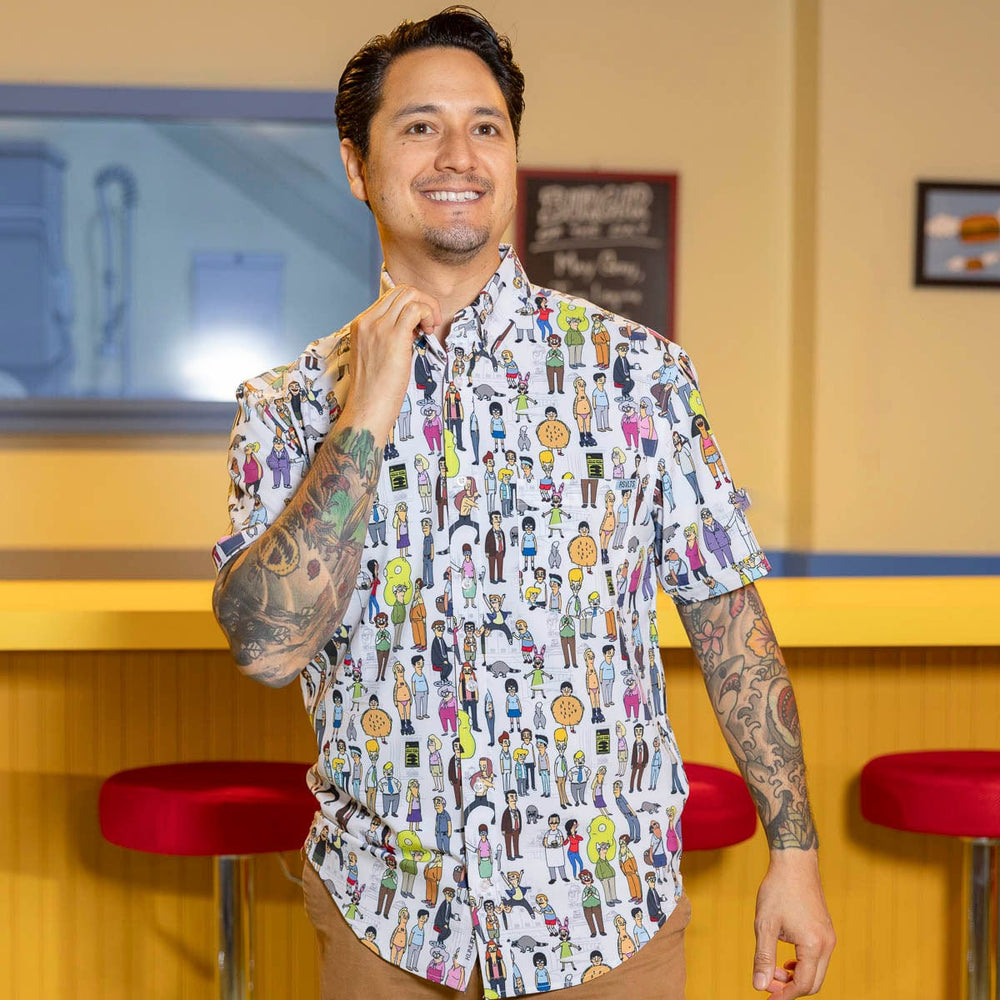 Bob's Burgers "Grand Re-Re-Re-Opening!" – KUNUFLEX Short Sleeve Shirt - Image 2