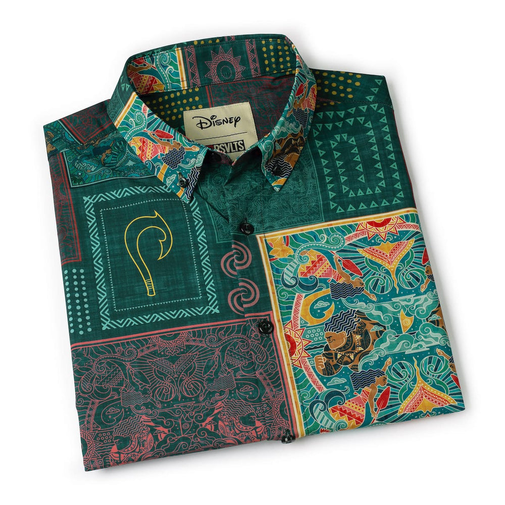 Disney’s Moana "Ocean Tapestry (Multicolor)" – KUNUFLEX Short Sleeve Shirt - Image 8