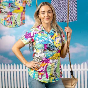 Disney "Pop Art Party" – Women's KUNUFLEX Short Sleeve Shirt