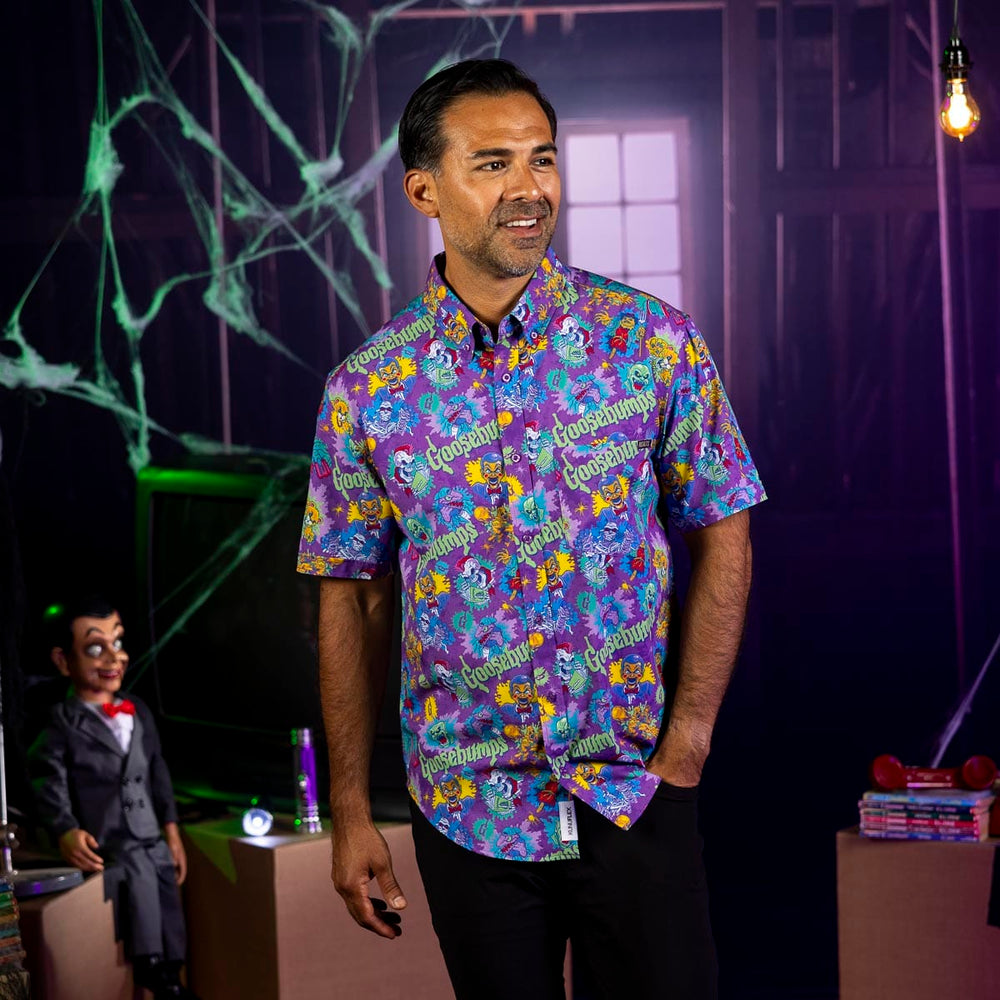 Goosebumps "Scared Sheetless" – KUNUFLEX Short Sleeve Shirt - Image 2