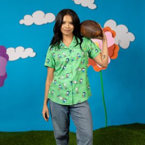 Peanuts "AAUGH!" – Women's KUNUFLEX Short Sleeve Shirt