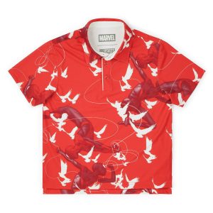 Spider-Man "Frequent-Flyer Miles & Peter" – Youth All-Day Polo