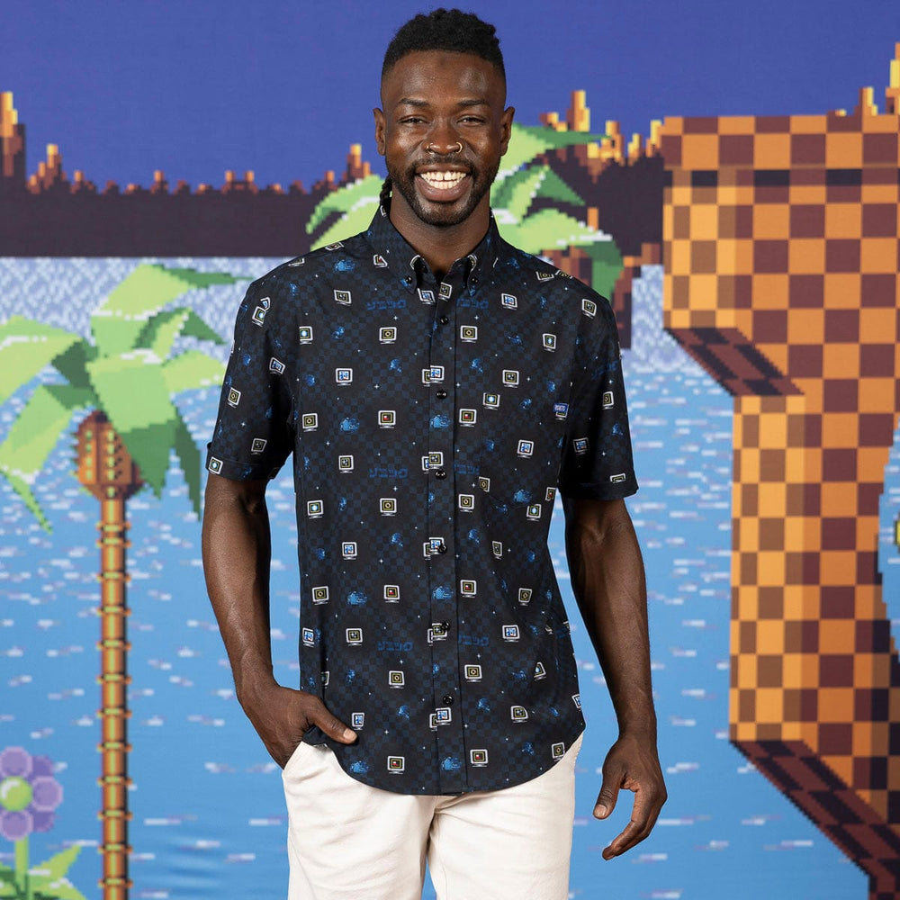 Sonic the Hedgehog "Power-Up" – KUNUFLEX Short Sleeve Shirt - Image 2