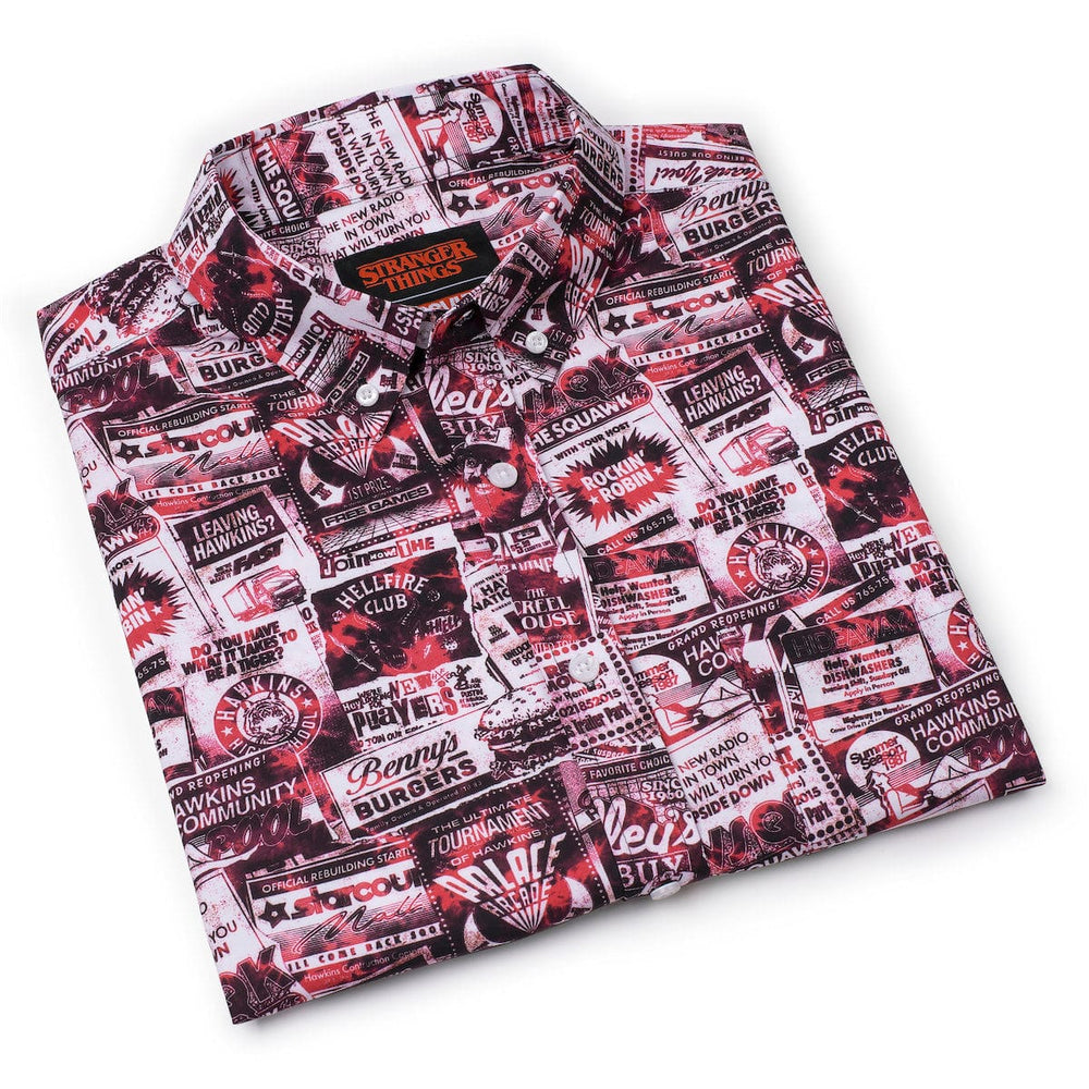 Stranger Things "The Hawkins Post" – KUNUFLEX Short Sleeve Shirt - Image 8