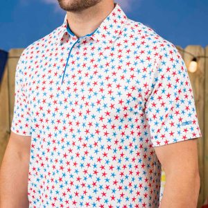 Breakfast Balls® "Starfish Spangled" – All-Day Polo