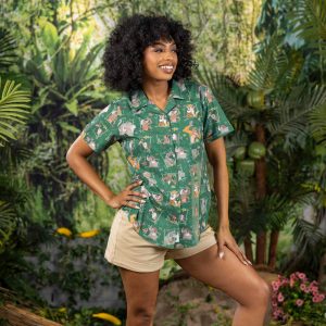 Disney's The Jungle Book "Vine Vibin'" – Women's KUNUFLEX Short Sleeve Shirt