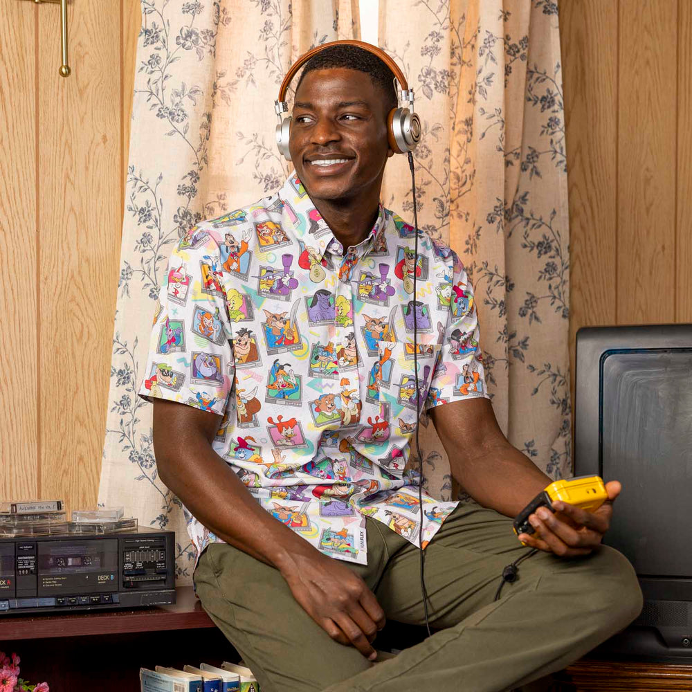 Disney "Don't Touch That Dial" – KUNUFLEX Short Sleeve Shirt - Image 2