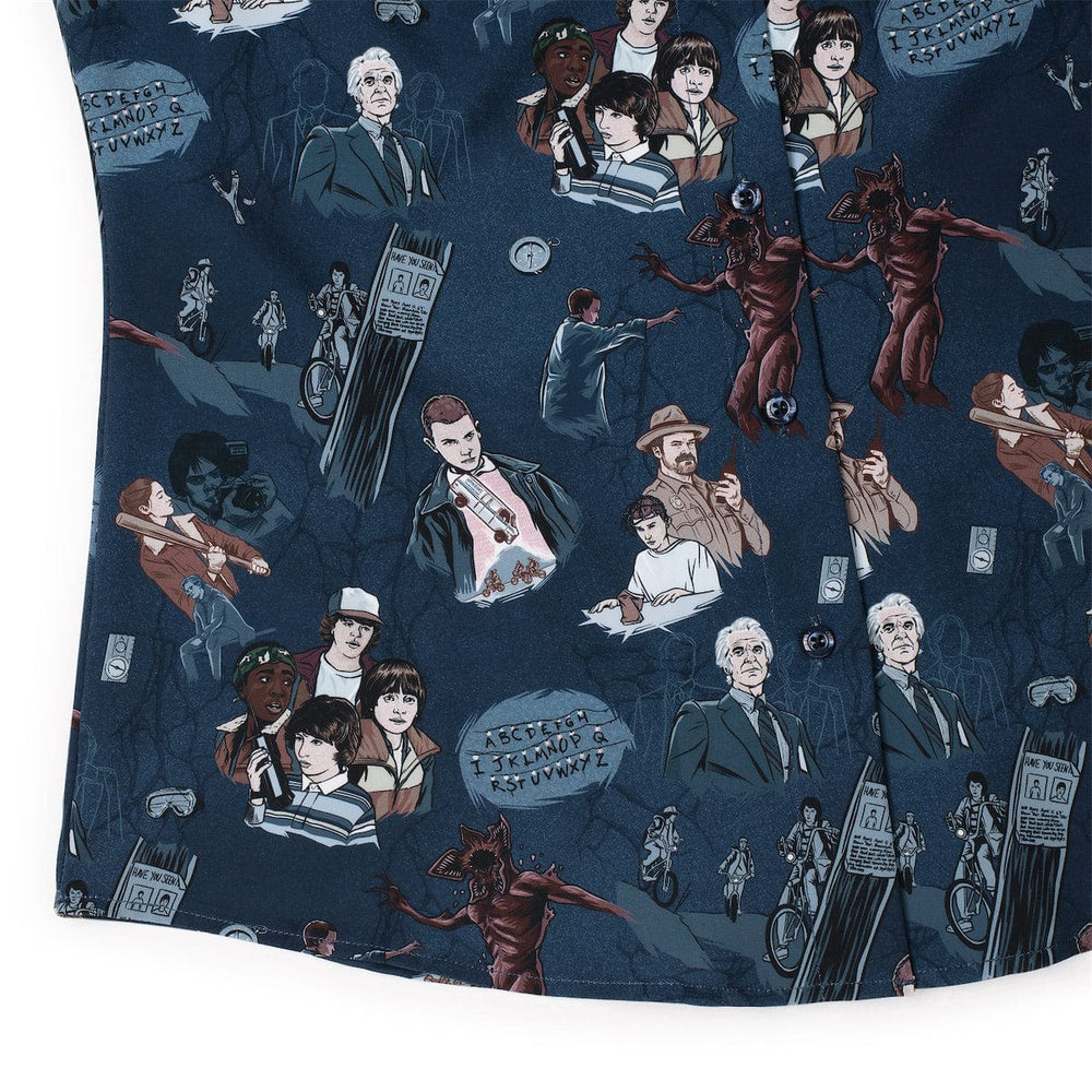 Stranger Things "Something Is Coming" – Women's KUNUFLEX Short Sleeve Shirt - Image 7