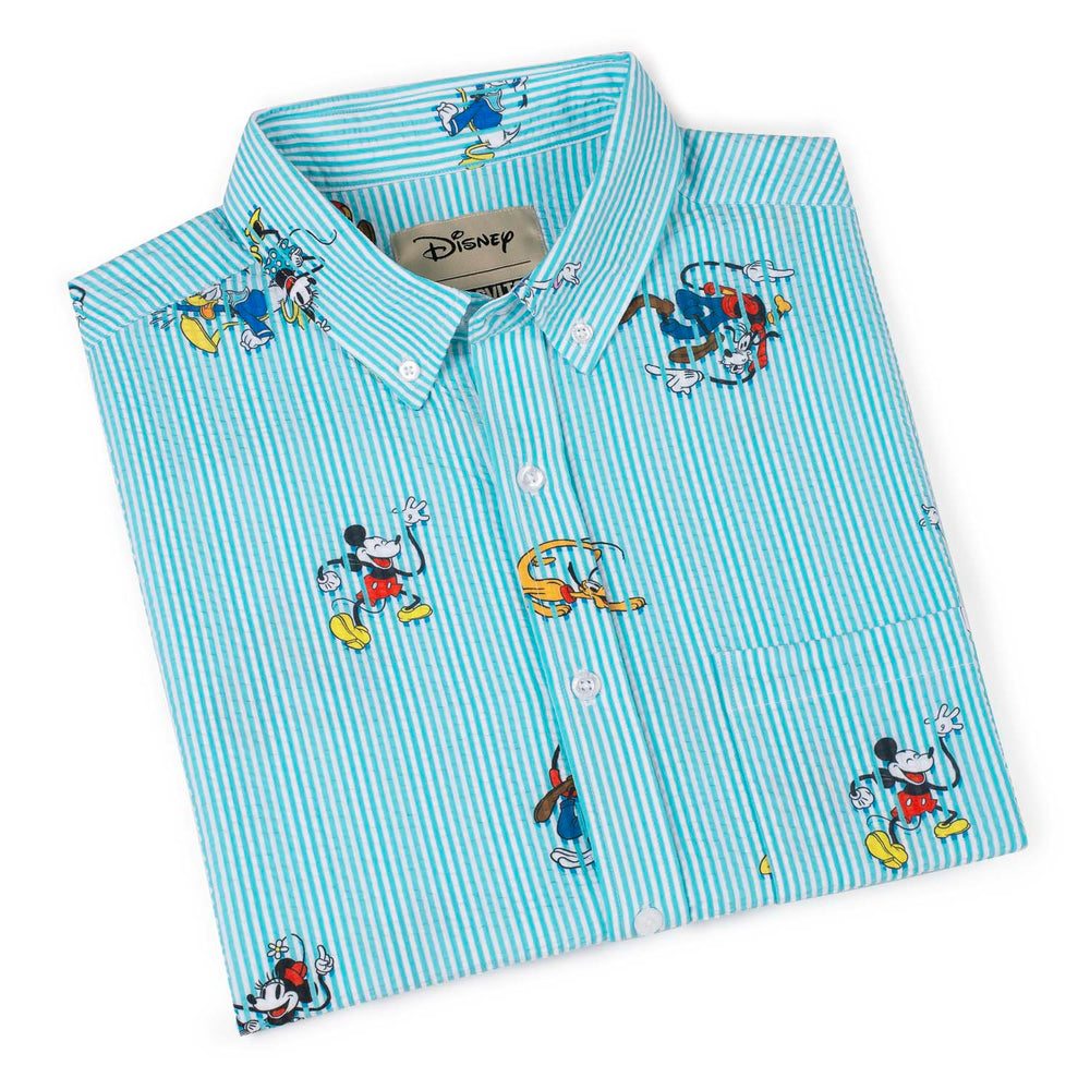 Disney "Limber Legends" – Stretch Seersucker Short Sleeve Shirt - Image 8