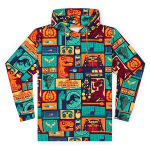Jurassic Park "Tiki Finds a Way" – Performance Hoodie