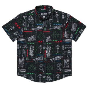 Ghostbusters "Spectral Schematics" – Youth KUNUFLEX Short Sleeve Shirt