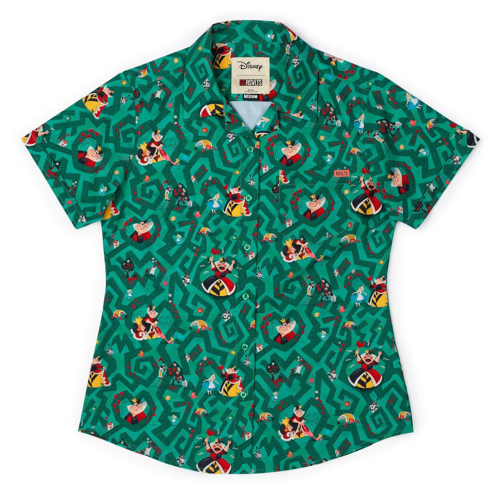 Disney "Off with Their Heads!" – Women's KUNUFLEX Short Sleeve Shirt - Image 2