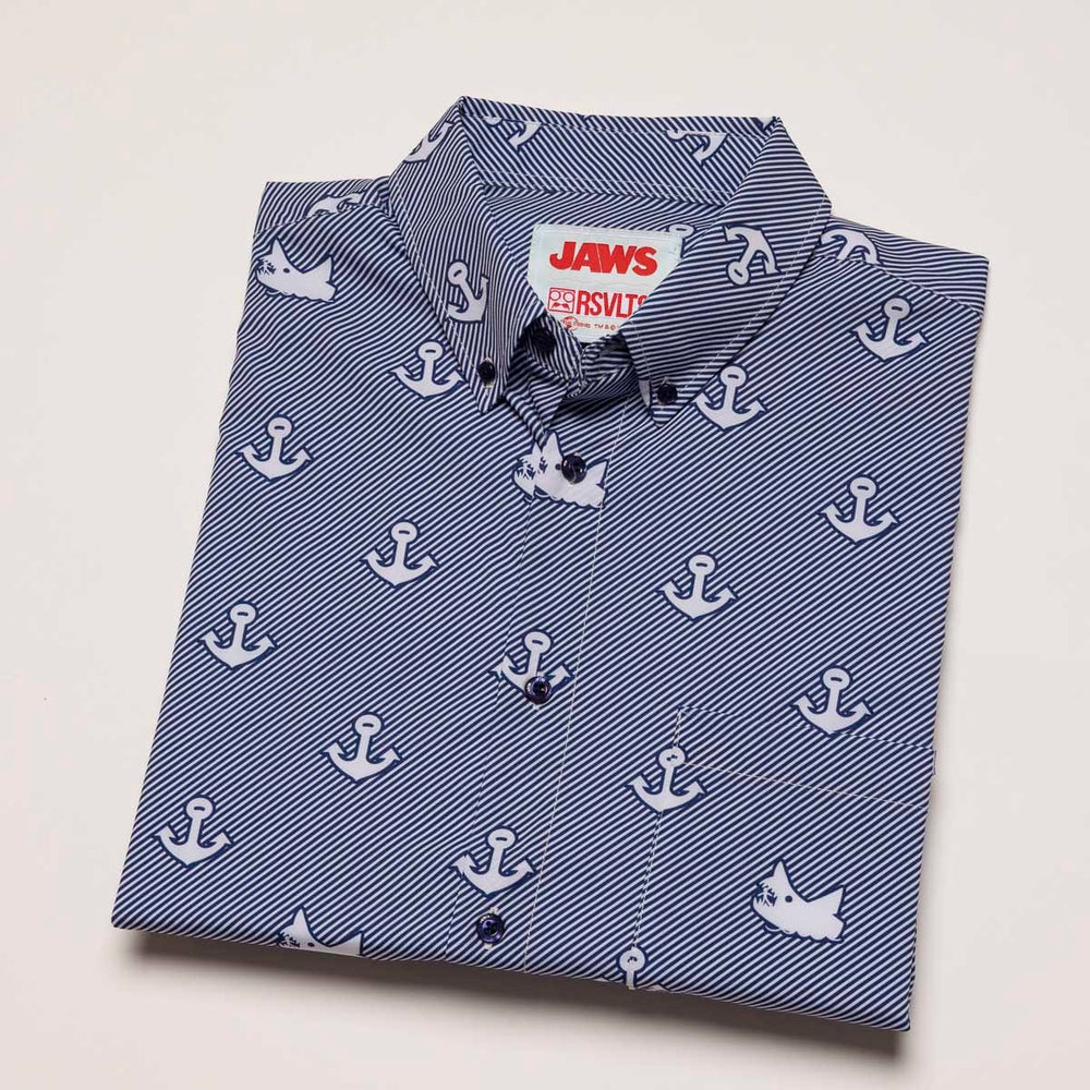 Jaws "The Beaches Will Be Open" – KUNUFLEX Short Sleeve Shirt - Image 8