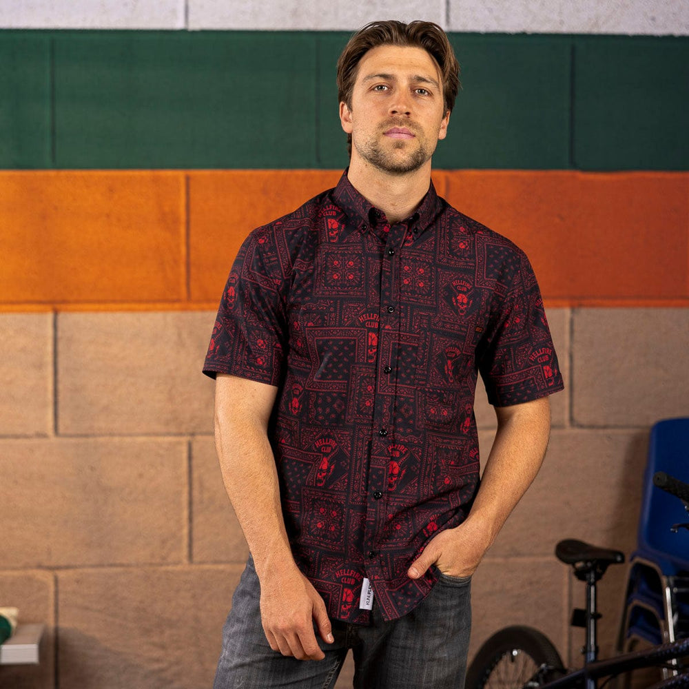 Stranger Things "Welcome to Hellfire" – KUNUFLEX Short Sleeve Shirt - Image 2