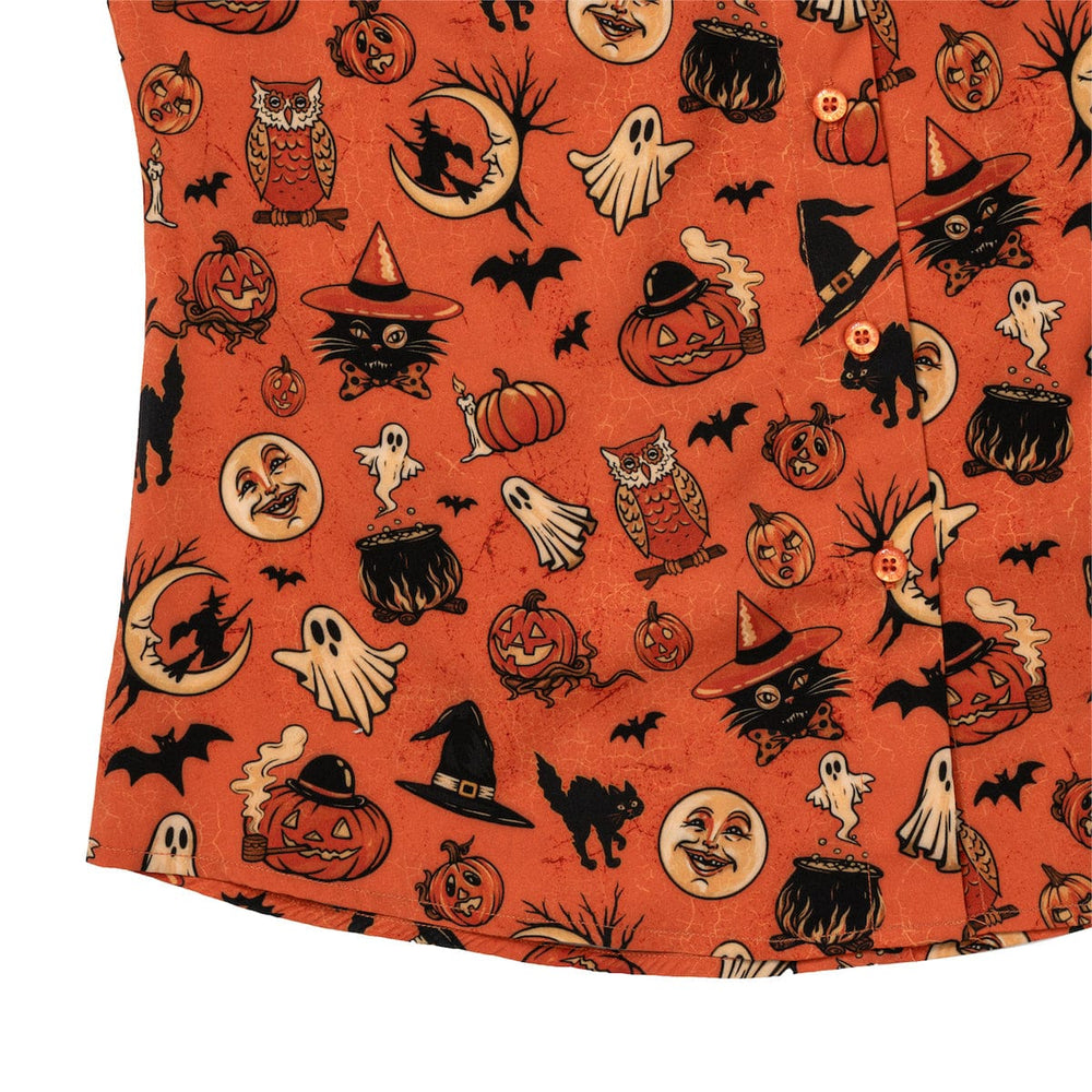 Vintage Haunts – Women's KUNUFLEX Short Sleeve Shirt - Image 7