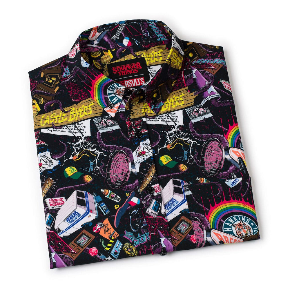 Stranger Things "Dimensions Collide" – KUNUFLEX Short Sleeve Shirt - Image 8