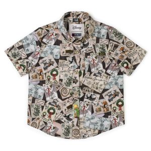 Disney Tim Burton's The Nightmare Before Christmas "Christmas Screamatics" – Preschooler KUNUFLEX Short Sleeve Shirt
