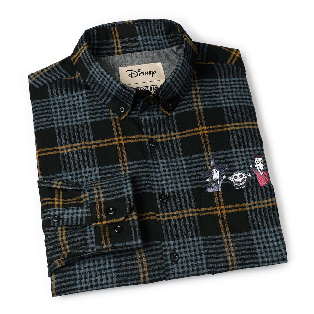 Disney Tim Burton's The Nightmare Before Christmas "Lock, Shock & Barrel" – BorlandFlex™ Long Sleeve Flannel (2024 Fit) - Image 8