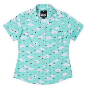 Smithsonian's Air and Space "Take Flight" – Women's KUNUFLEX Short Sleeve Shirt