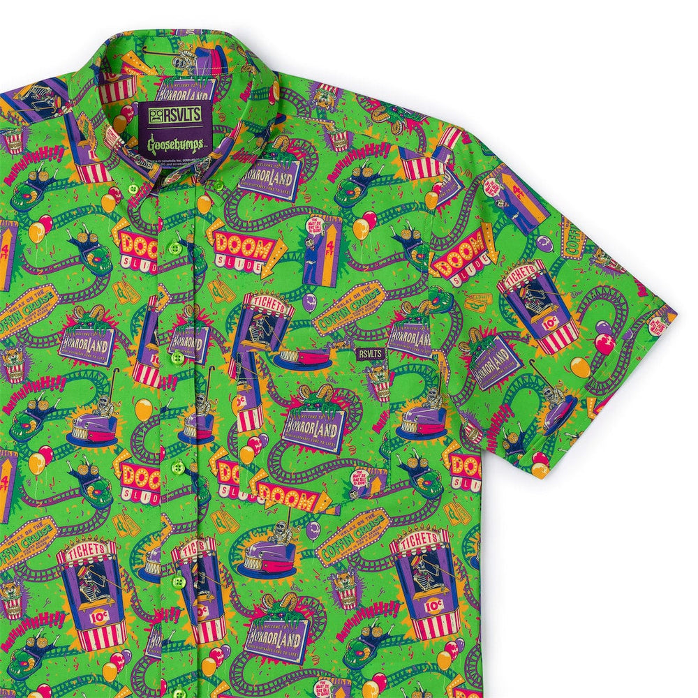 Goosebumps "Welcome to Horrorland" – KUNUFLEX Short Sleeve Shirt