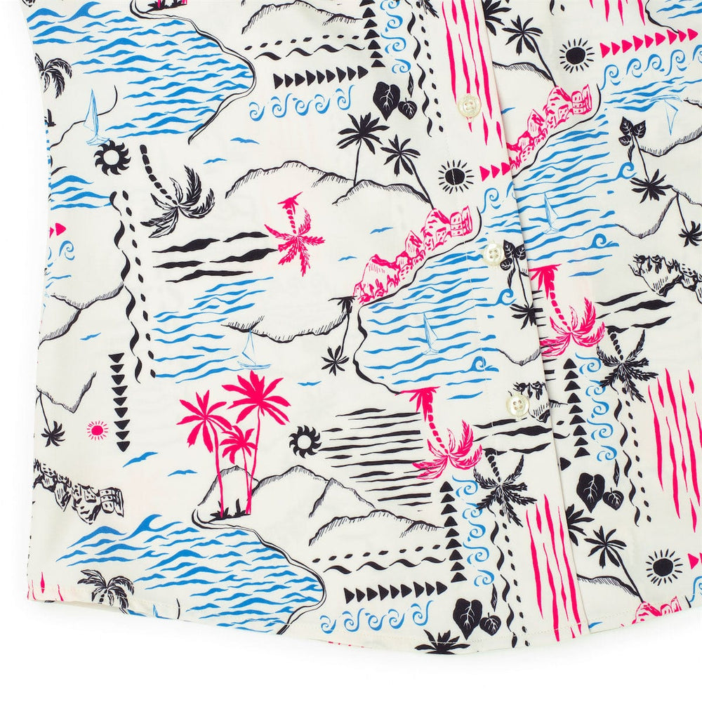 Soleil Beach (Day) – Women's KUNUFLEX Short Sleeve Shirt - Image 7