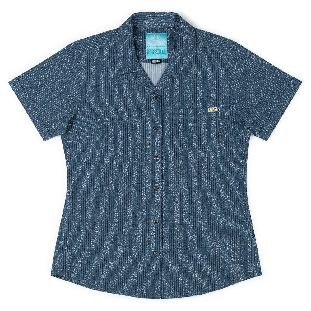 Static – Women's Stretch Seersucker Short Sleeve Shirt - Image 2
