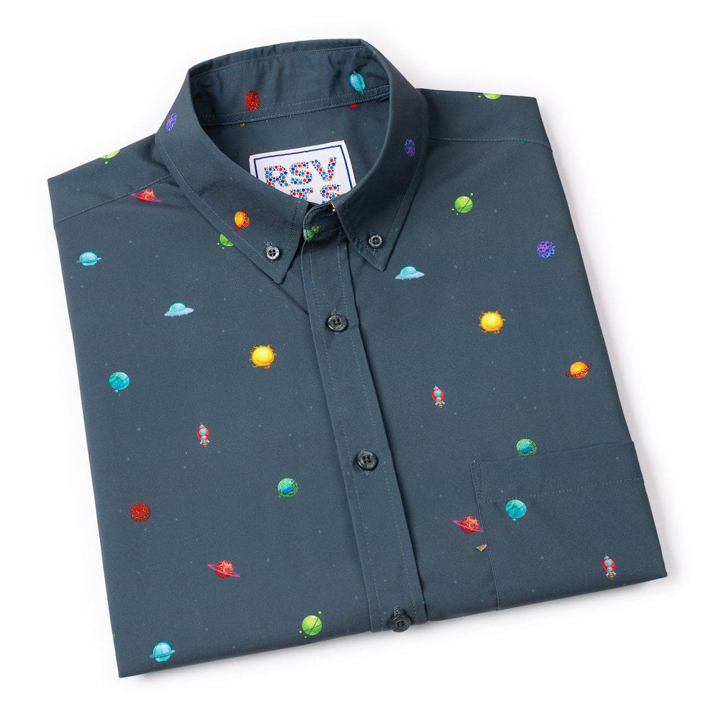 Intergalactic Planetarium – KUNUFLEX Short Sleeve Shirt - Image 6