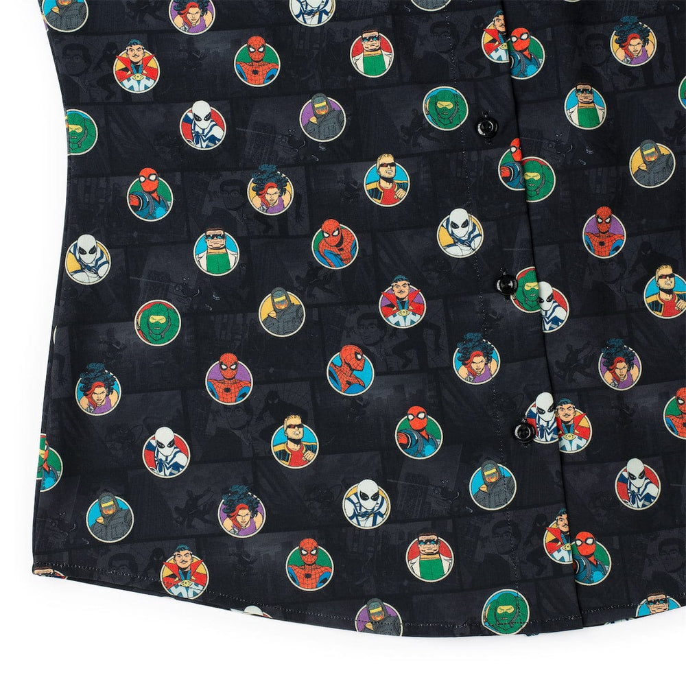 Your Friendly Neighborhood Spider-Man "Allies and Archenemies" – Women's KUNUFLEX Short Sleeve Shirt - Image 7