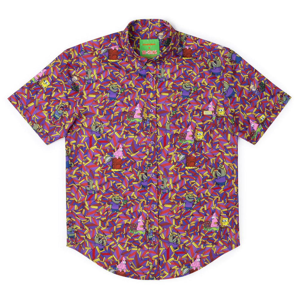 SpongeBob "CHOOOOOCOLATE!!!" – KUNUFLEX Short Sleeve Shirt - Image 6