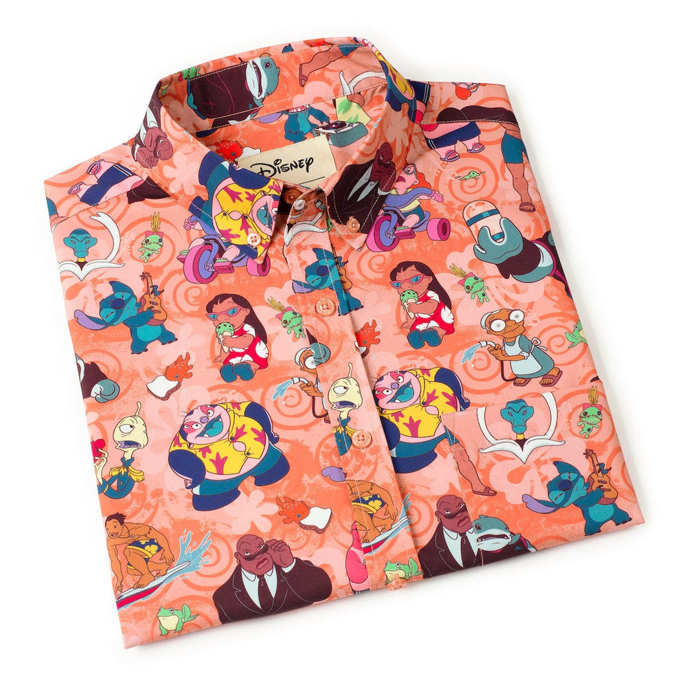 Disney's Lilo & Stitch "Ohana Means Family" – KUNUFLEX Short Sleeve Shirt - Image 8