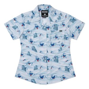 Ghostbusters "Marshmallow Meltdown" – Women's KUNUFLEX Short Sleeve Shirt