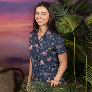The Land Before Time "Prehistoric Pals" – Women's KUNUFLEX Short Sleeve Shirt