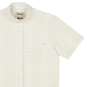 Disney "Boardwalk Mickeys" – Stretch Seersucker Short Sleeve Shirt