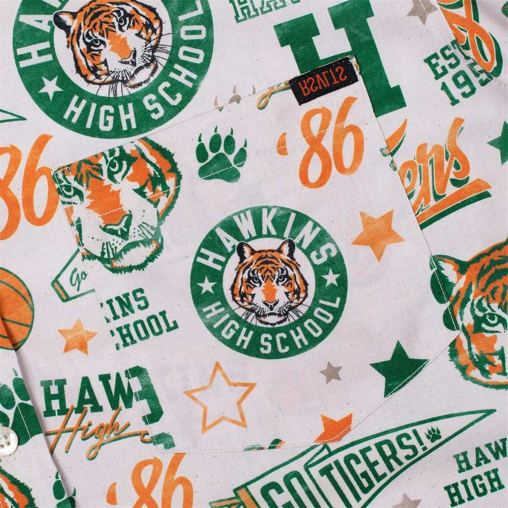 Stranger Things "Go Tigers!" – KUNUFLEX Short Sleeve Shirt - Image 3