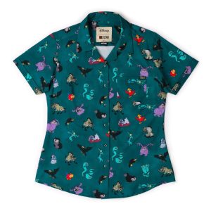 Disney Villains "Evil on the Side" – Women's KUNUFLEX Short Sleeve Shirt