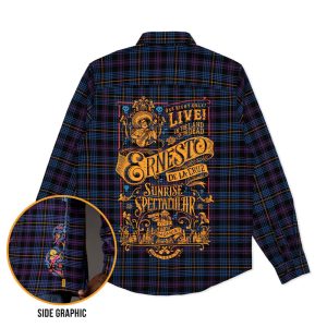 Disney and Pixar Coco "Ernesto’s Sunrise Spectacular" – BorlandFlex™ Long Sleeve Flannel