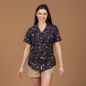 Where's Waldo? "Waldo in Space" – Women's KUNUFLEX Short Sleeve Shirt