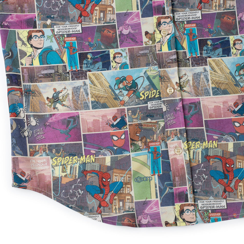 Your Friendly Neighborhood Spider-Man "In the Swing of Things" – KUNUFLEX Short Sleeve Shirt - Image 7