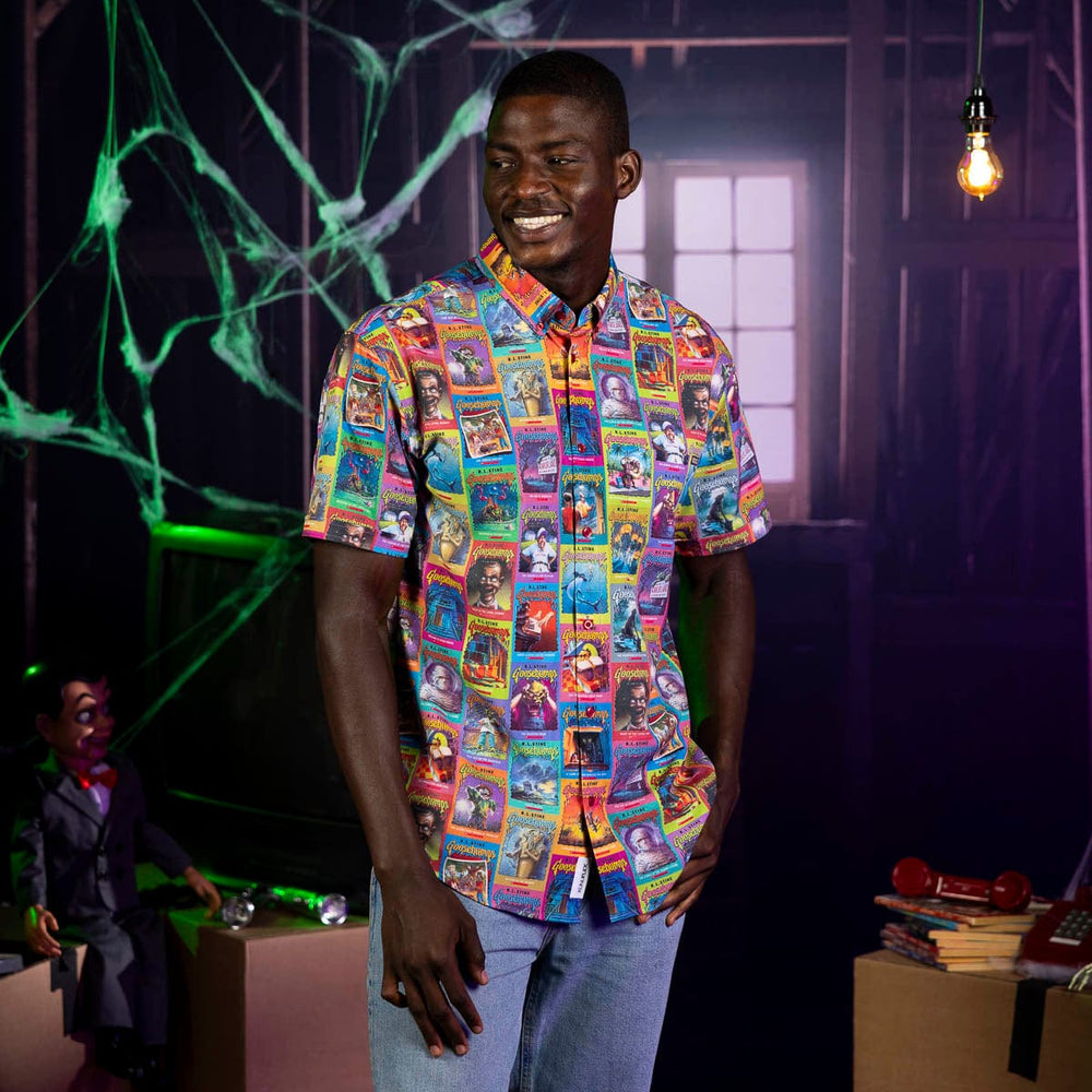 Goosebumps "Book Fair Nightmare" – KUNUFLEX Short Sleeve Shirt - Image 2