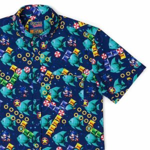 Sonic the Hedgehog "Spinning Maze Mayhem" – KUNUFLEX Short Sleeve Shirt