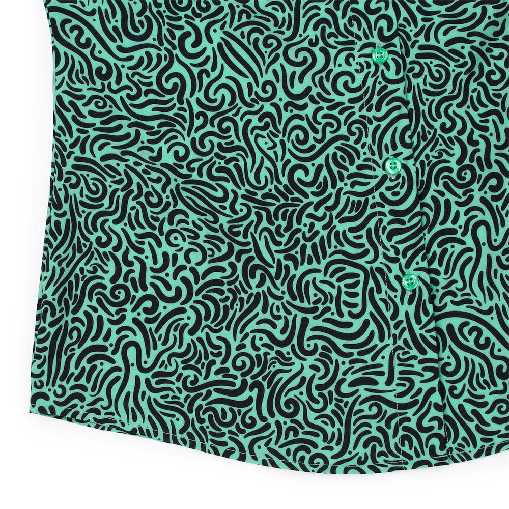 Squiggle Zoo – Women's KUNUFLEX Short Sleeve Shirt - Image 4