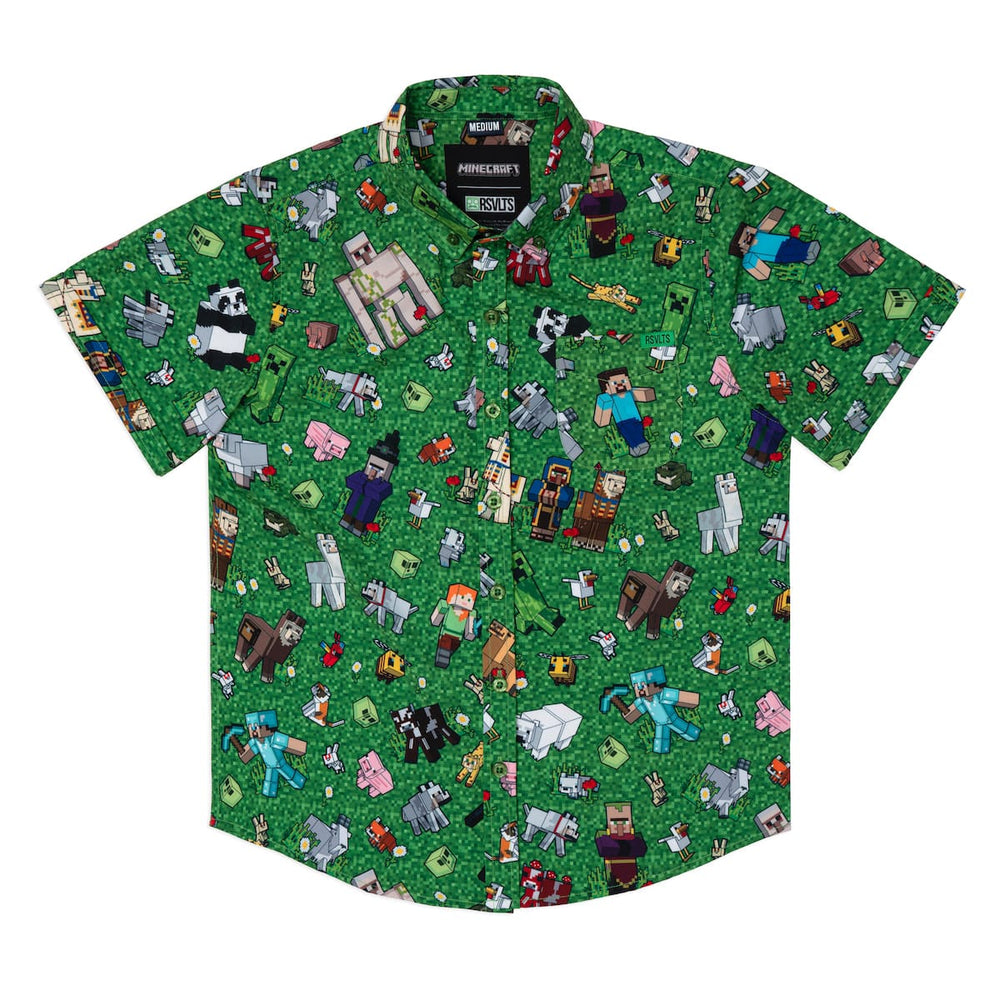 Minecraft "Overworld Odyssey" – Youth KUNUFLEX Short Sleeve Shirt - Image 2