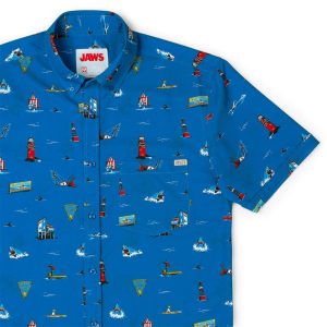 Jaws "Swim at Your Own Risk" – KUNUFLEX Short Sleeve Shirt
