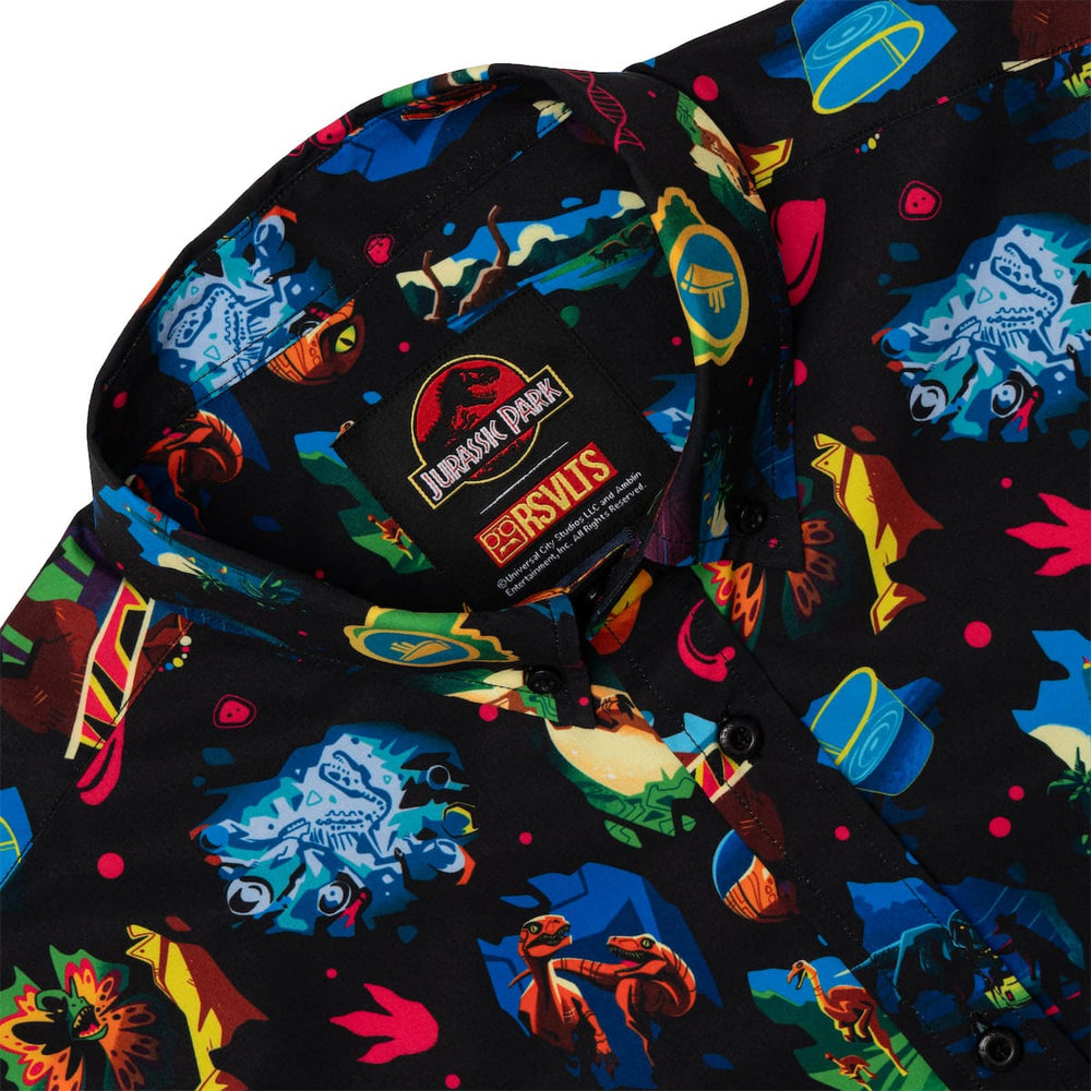 Jurassic Park "Neon ‘93" – KUNUFLEX Short Sleeve Shirt - Image 6