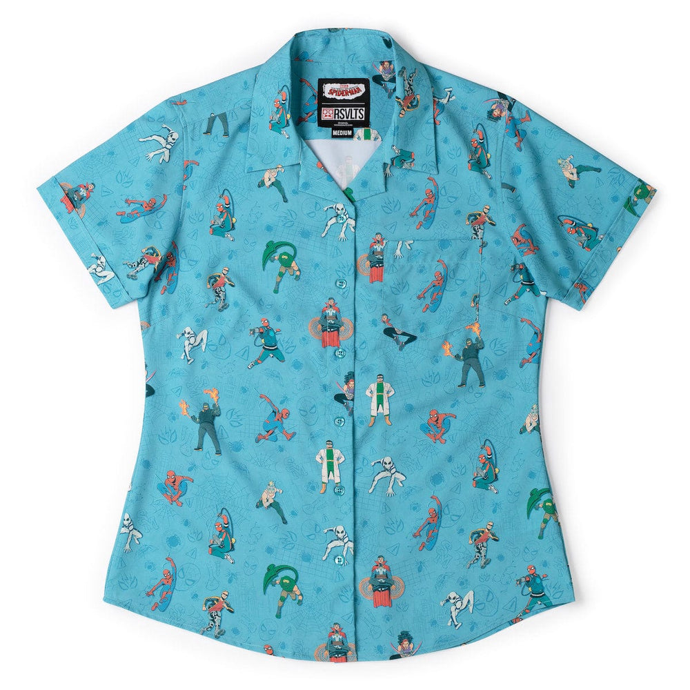Your Friendly Neighborhood Spider-Man "After-School Activities" – Women's KUNUFLEX Short Sleeve Shirt - Image 2