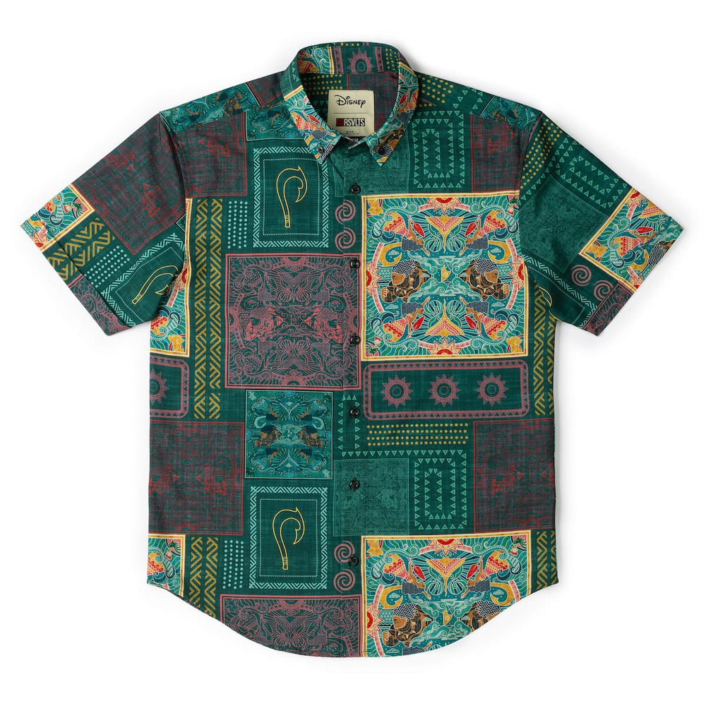 Disney’s Moana "Ocean Tapestry (Multicolor)" – KUNUFLEX Short Sleeve Shirt - Image 5
