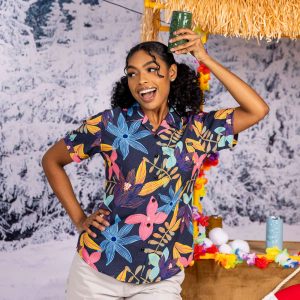 Petal Strokes – Women's KUNUFLEX Short Sleeve Shirt