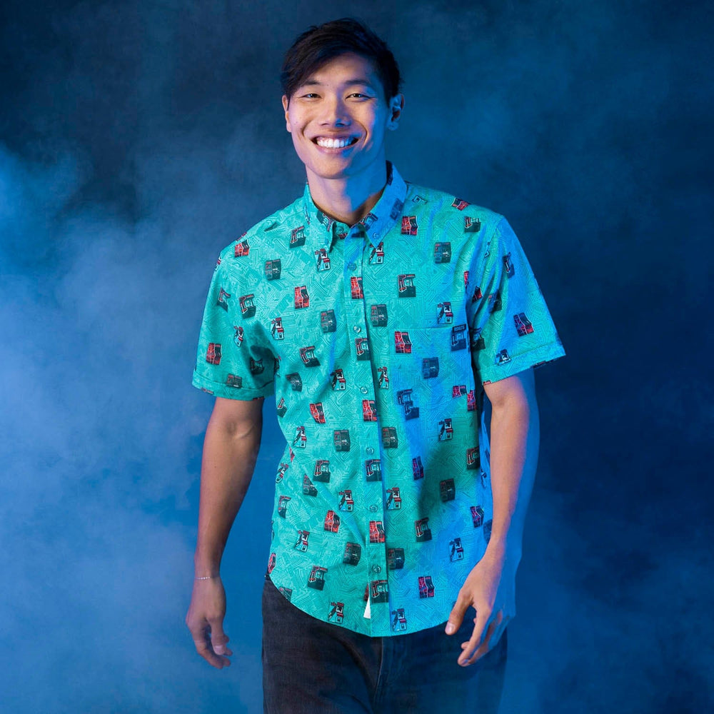Disney's Tron "Flynn’s Arcade" – KUNUFLEX Short Sleeve Shirt - Image 2