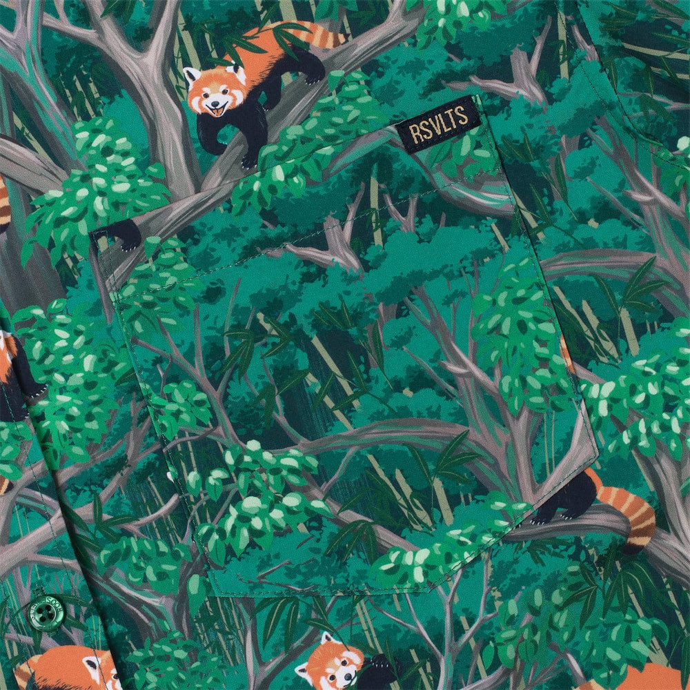 Smithsonian's National Zoo and Conservation Biology Institute "Red Panda-monium" – KUNUFLEX Short Sleeve Shirt - Image 2